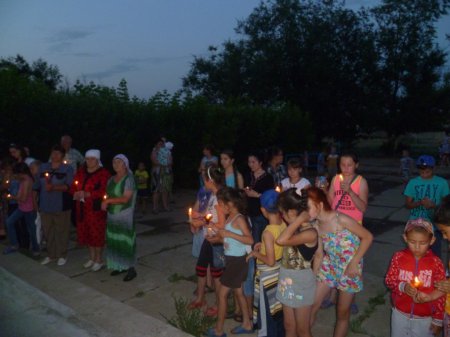 Вечер Памяти возле Мемориала погибшим в годы Великой Отечественной Войны